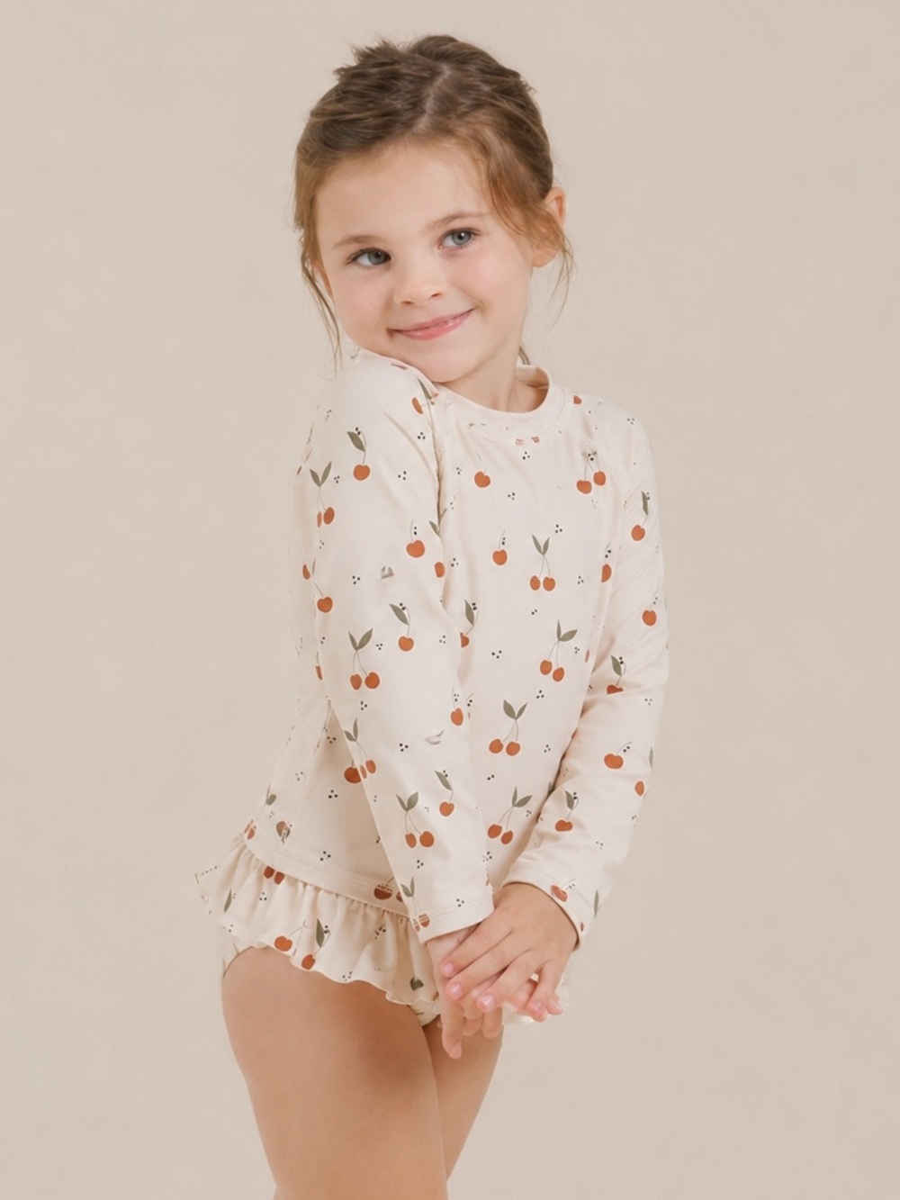 RYLEE + CRU - Cherry Two Piece Swim Suit